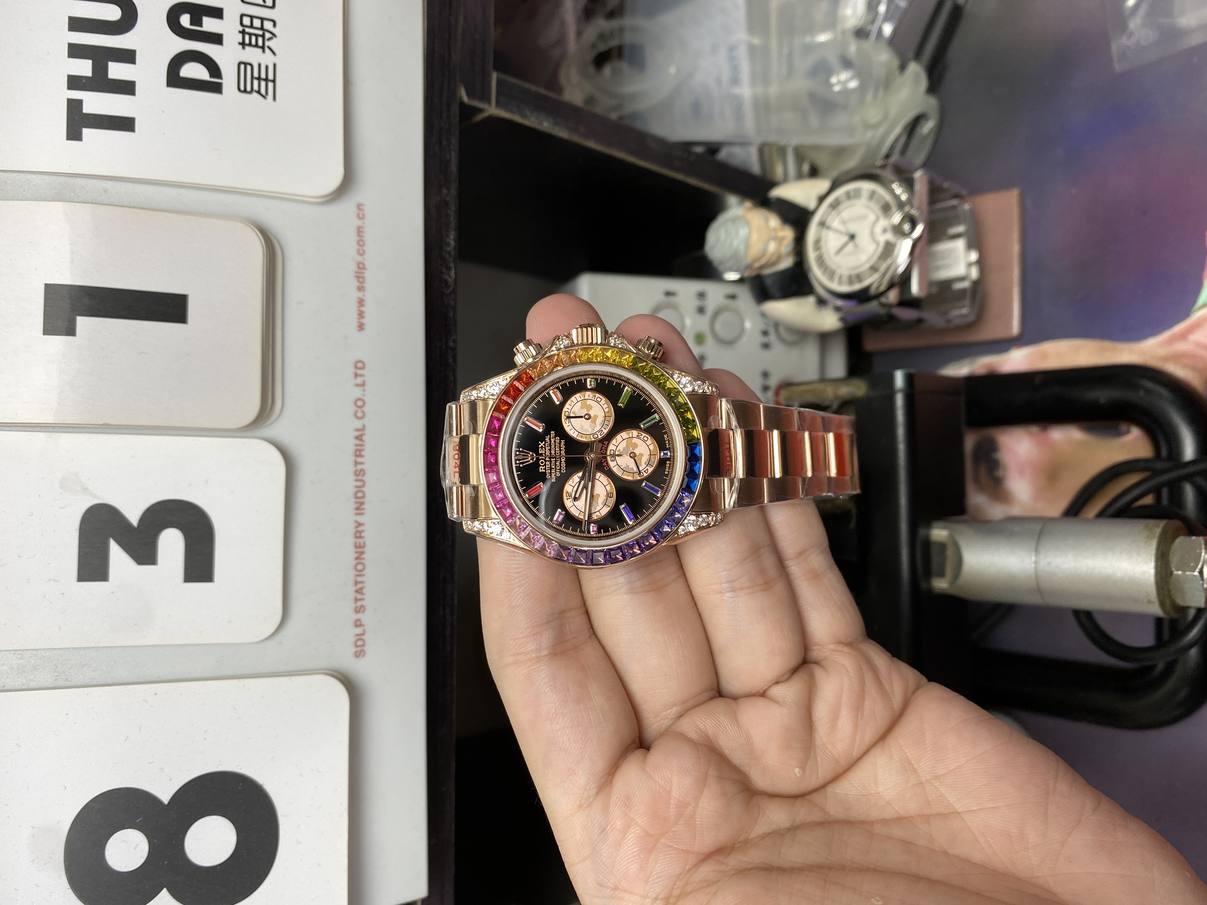 Rolex Cosmograph Daytona Series Watch Model 116595 RBOW 40mm