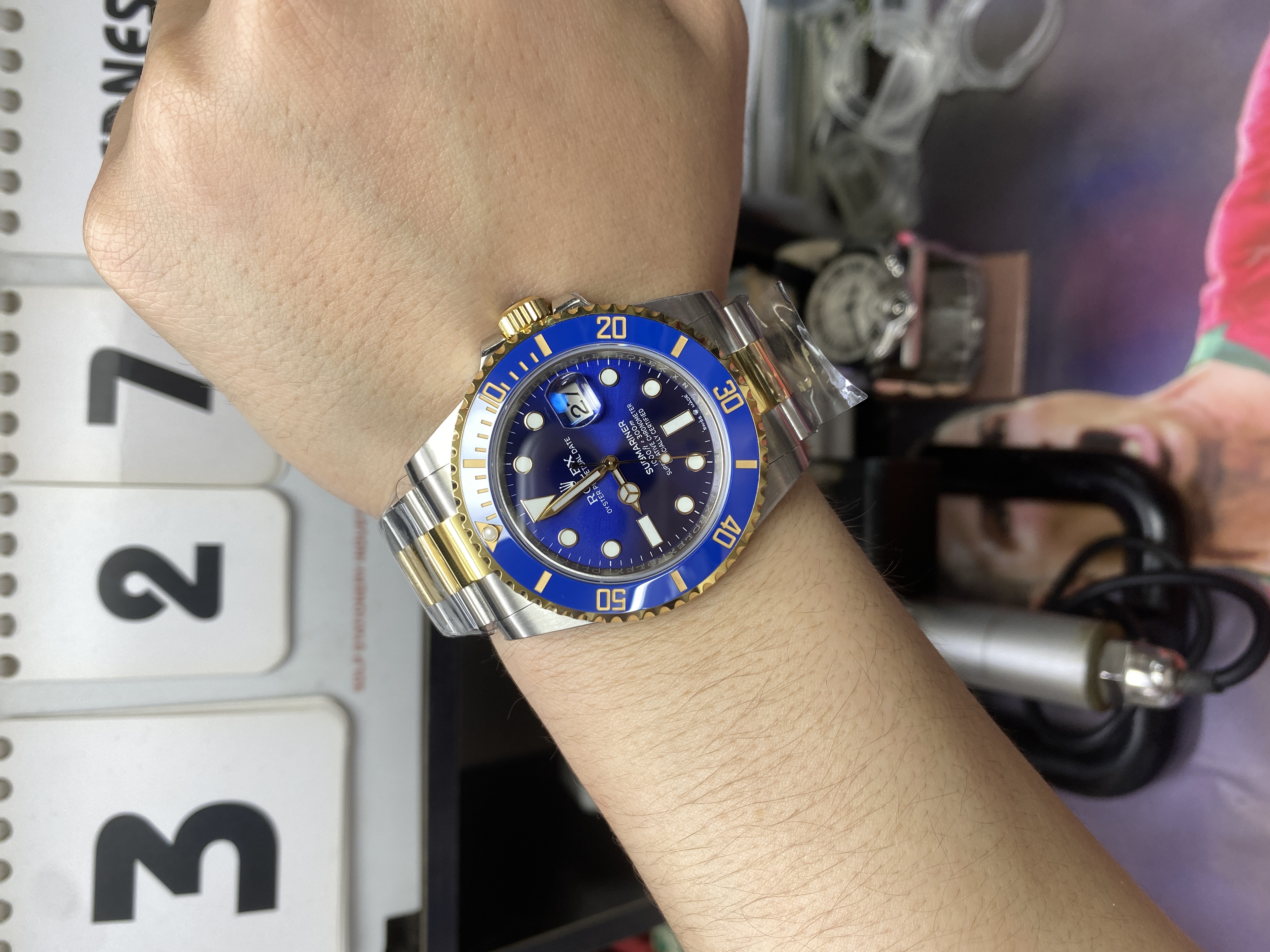 Rolex Submariner Series Watch Model m126613lb-0002 41mm