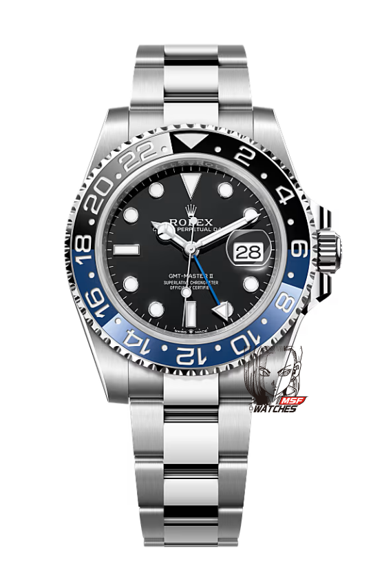 Rolex GMT-Master II Series M126710BLNR-0003 Watch model (Blue and Black Bezel）40mm