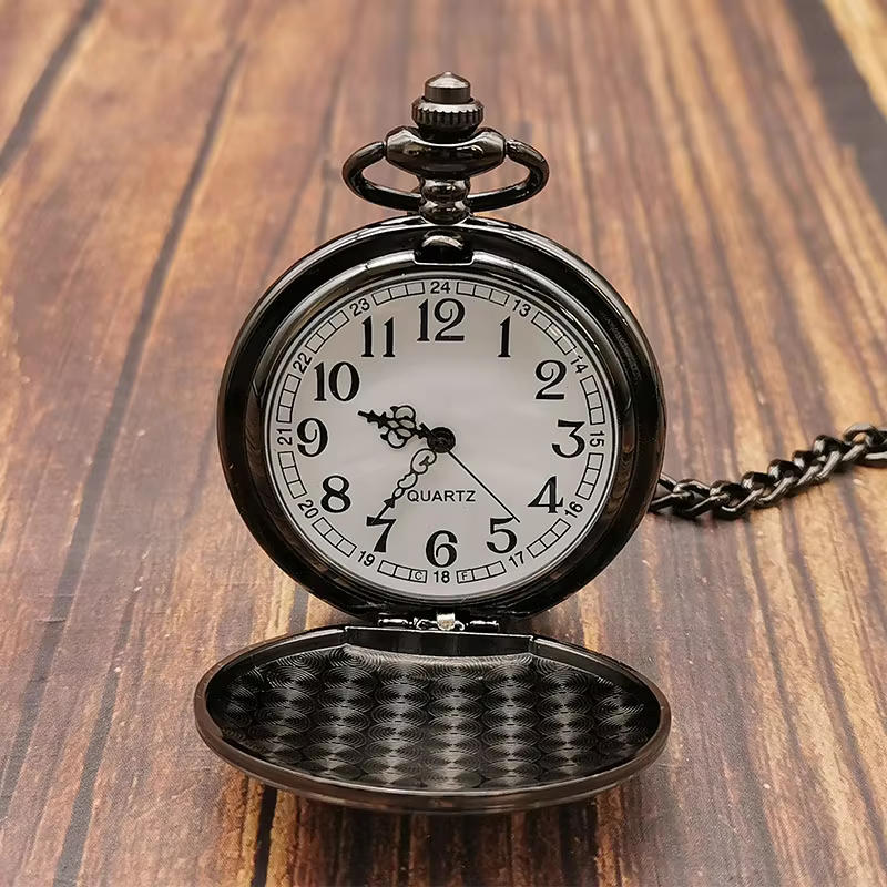 New Design To My Love Quartz Pocket Watch Necklace Chain Fob Watch for Mens Womens Lover Best Gifts Husband Son Souvenir